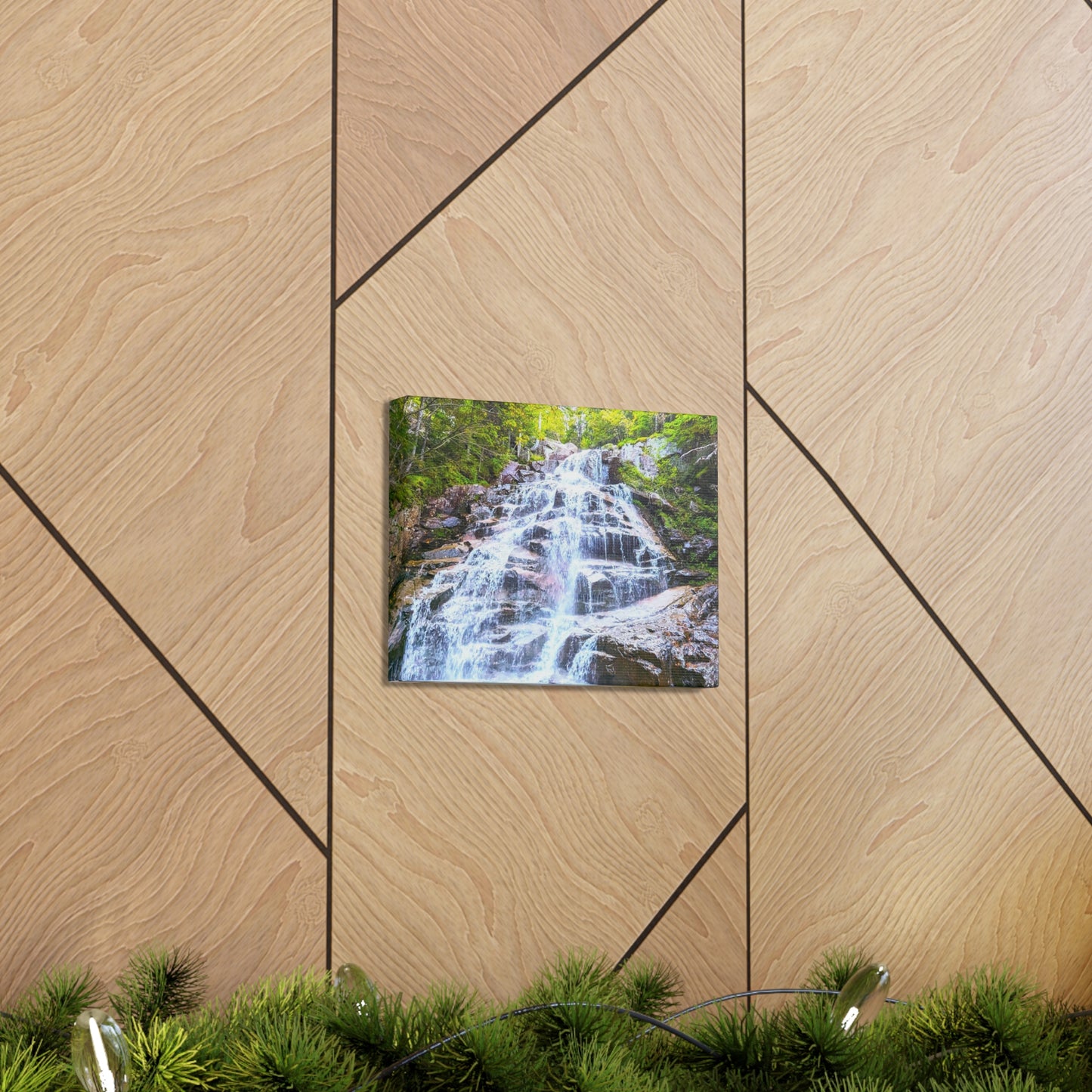 Cloudland Falls Canvas Art Print