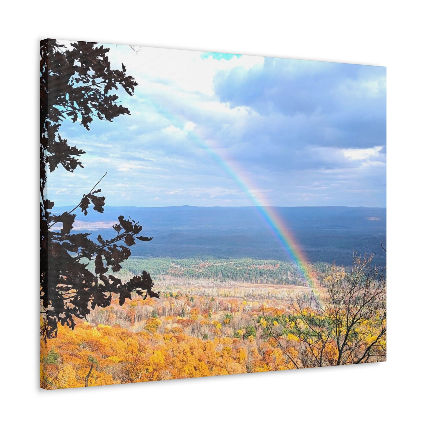 Appalachian Trail Rainbow Canvas Art Print