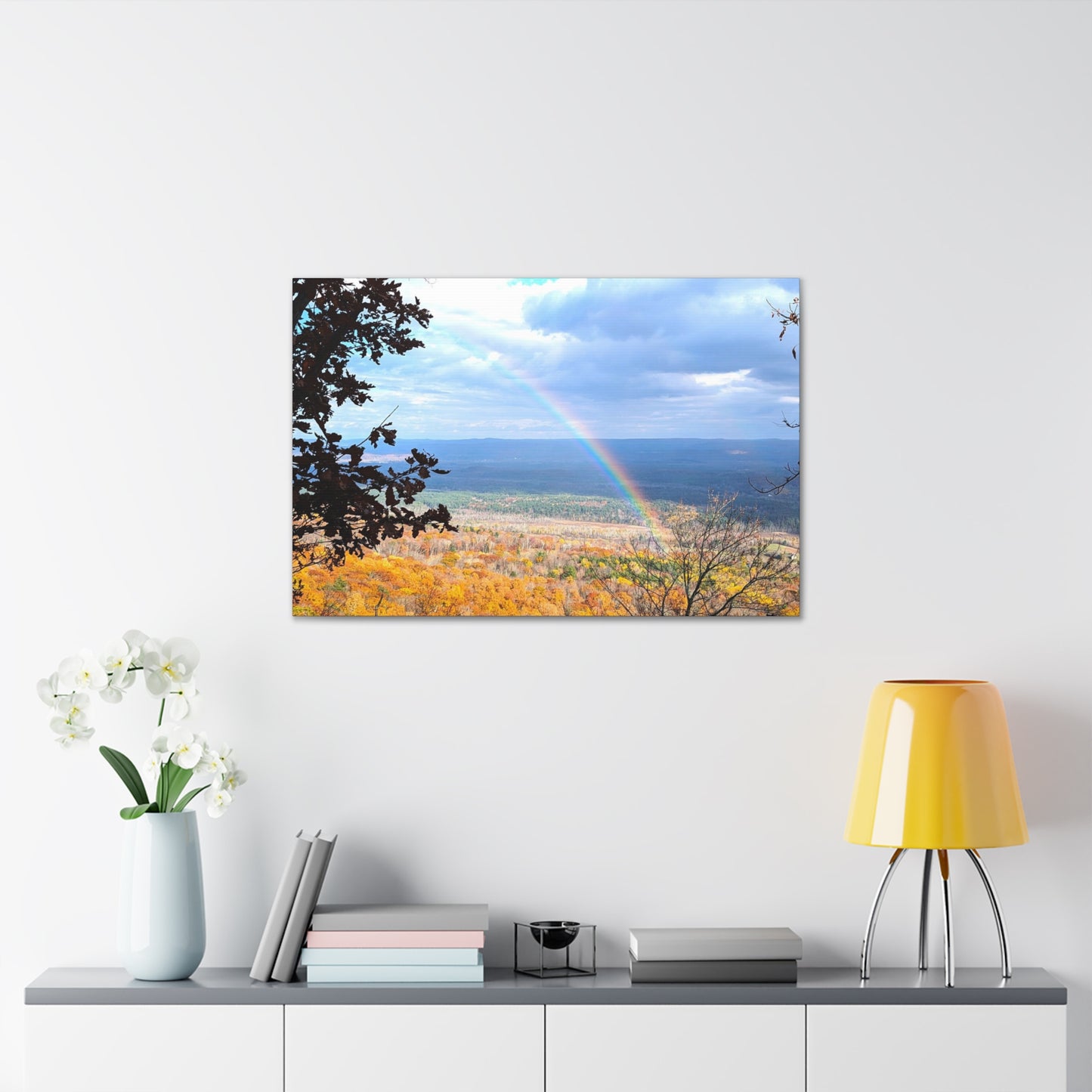 Appalachian Trail Rainbow Canvas Art Print