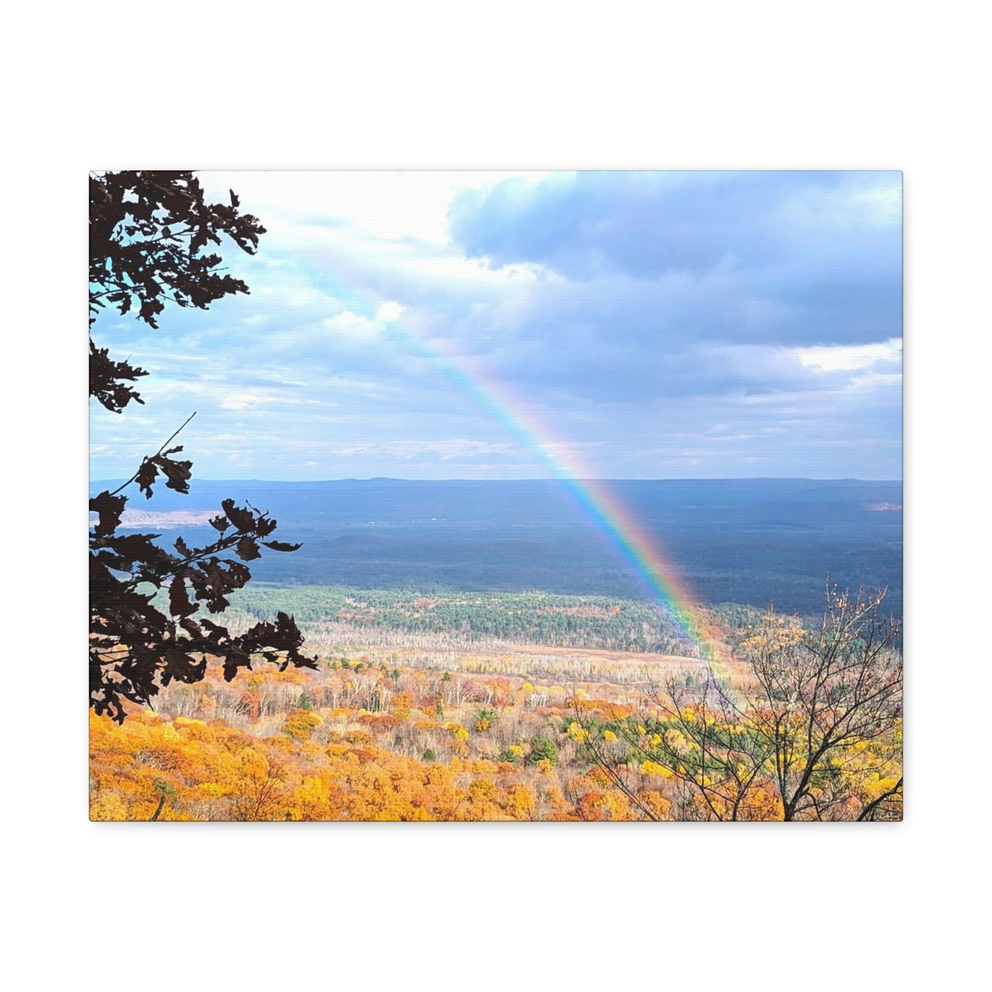 Appalachian Trail Rainbow Canvas Art Print