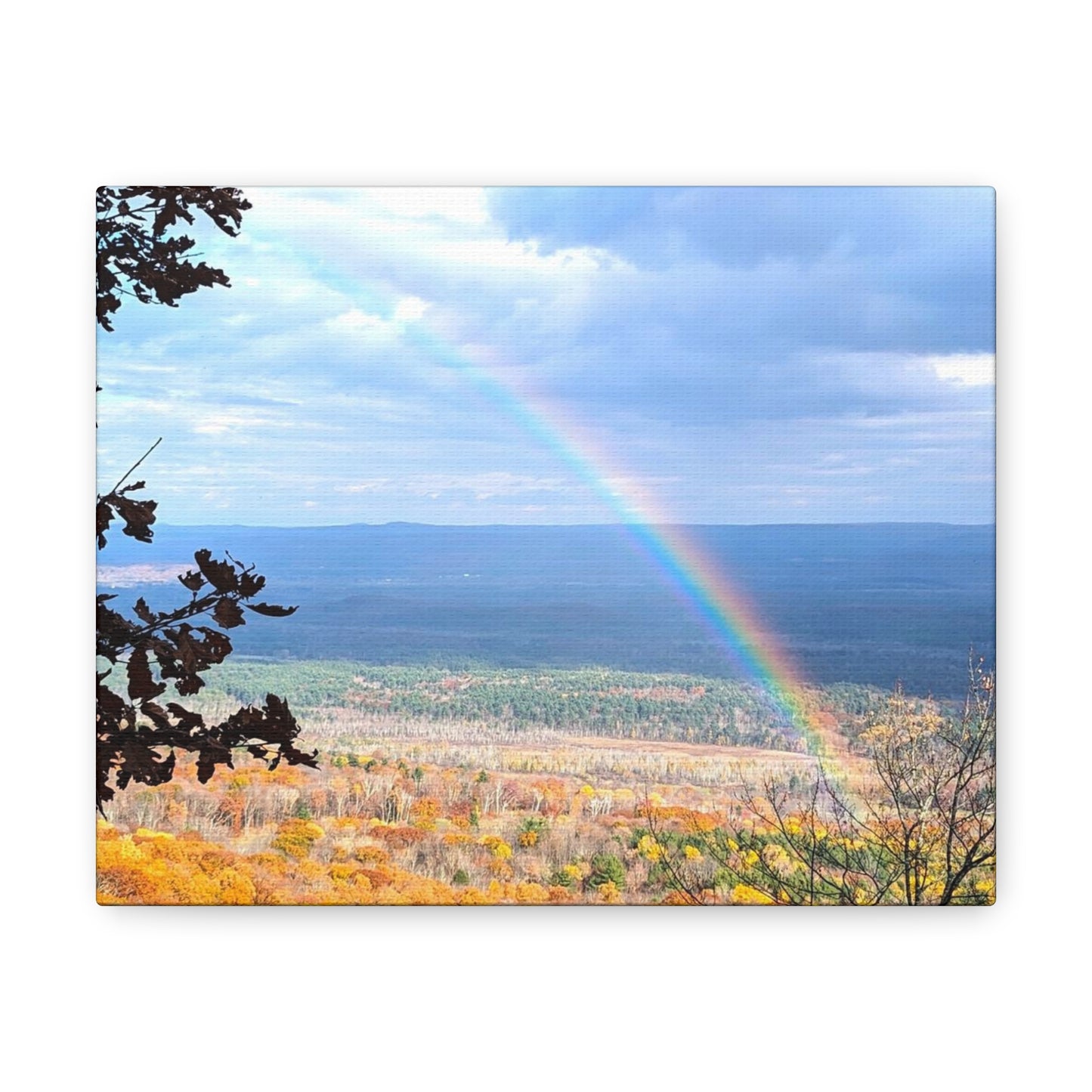 Appalachian Trail Rainbow Canvas Art Print