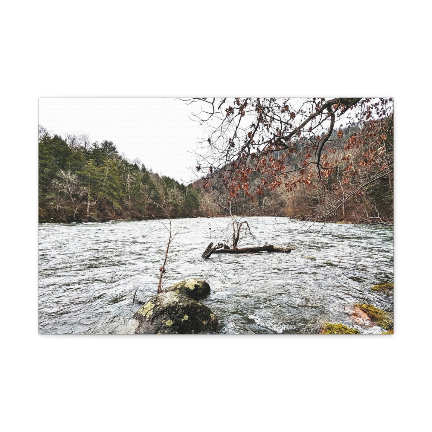 Houstatonic and Tenmile River Canvas Art Print