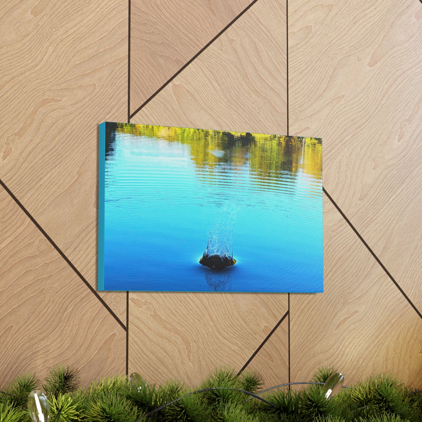 Saugatuck Splash Canvas Art Print