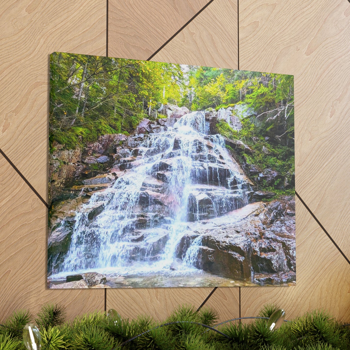 Cloudland Falls Canvas Art Print