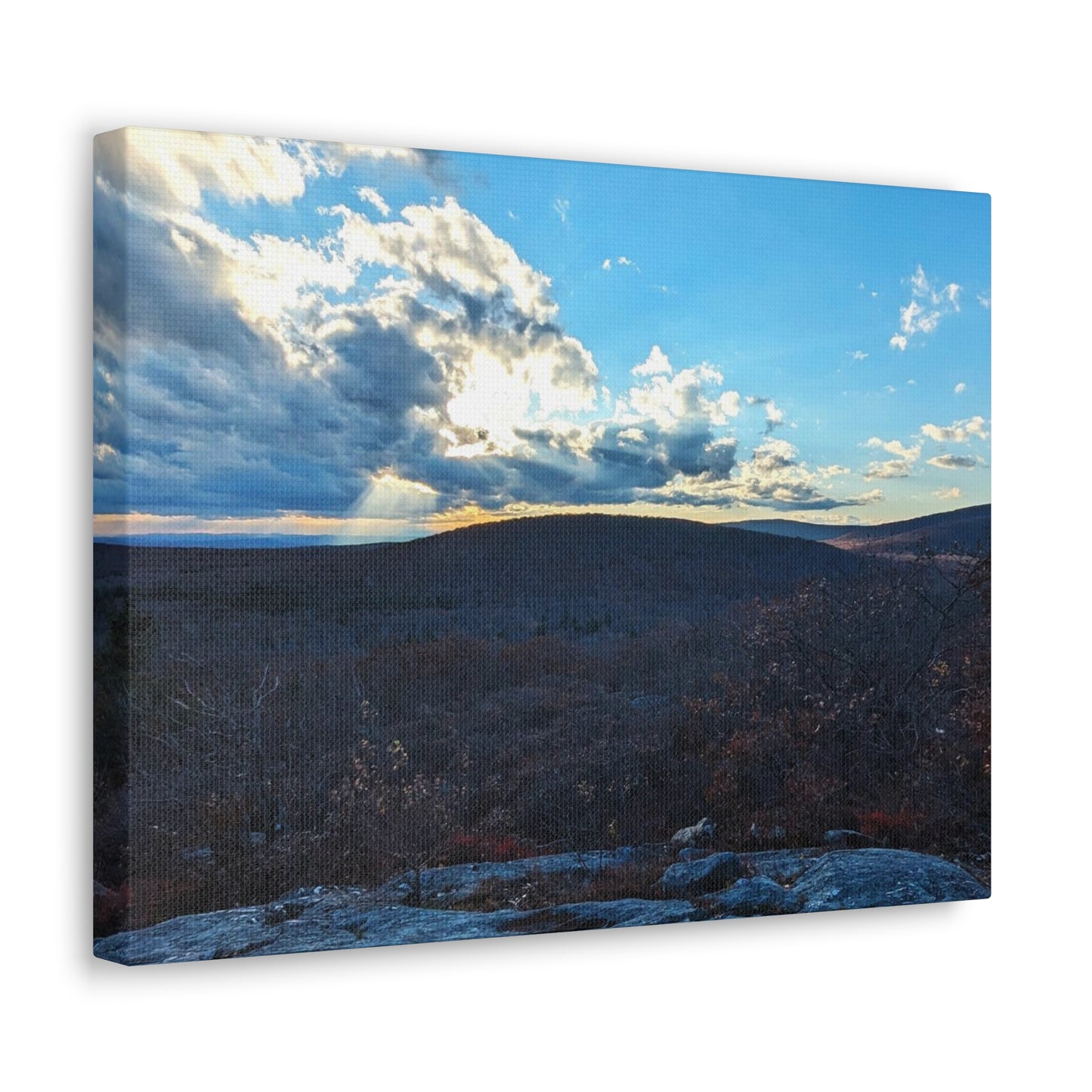 Bear Mountain Sunset Canvas Art Print