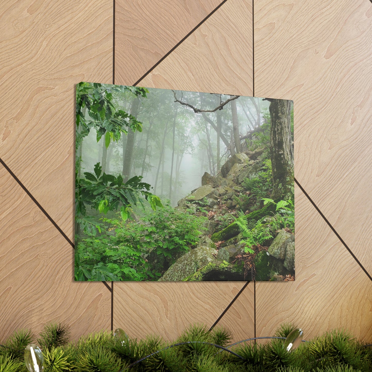 Connecticut Jungle Canvas Art Print