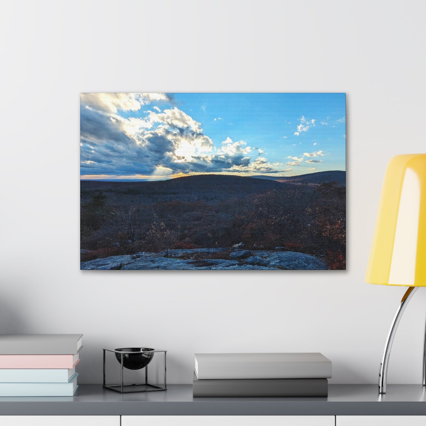 Bear Mountain Sunset Canvas Art Print