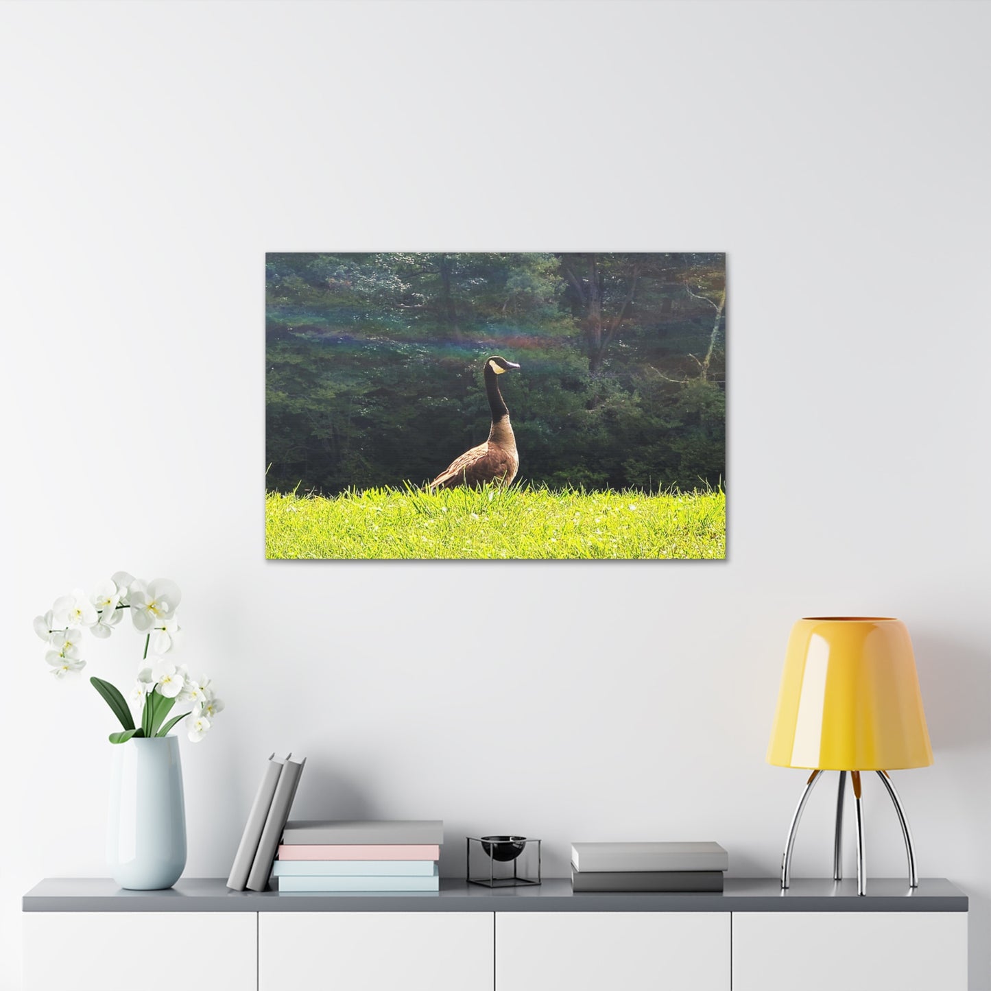 Canadian Goose Canvas Art Print