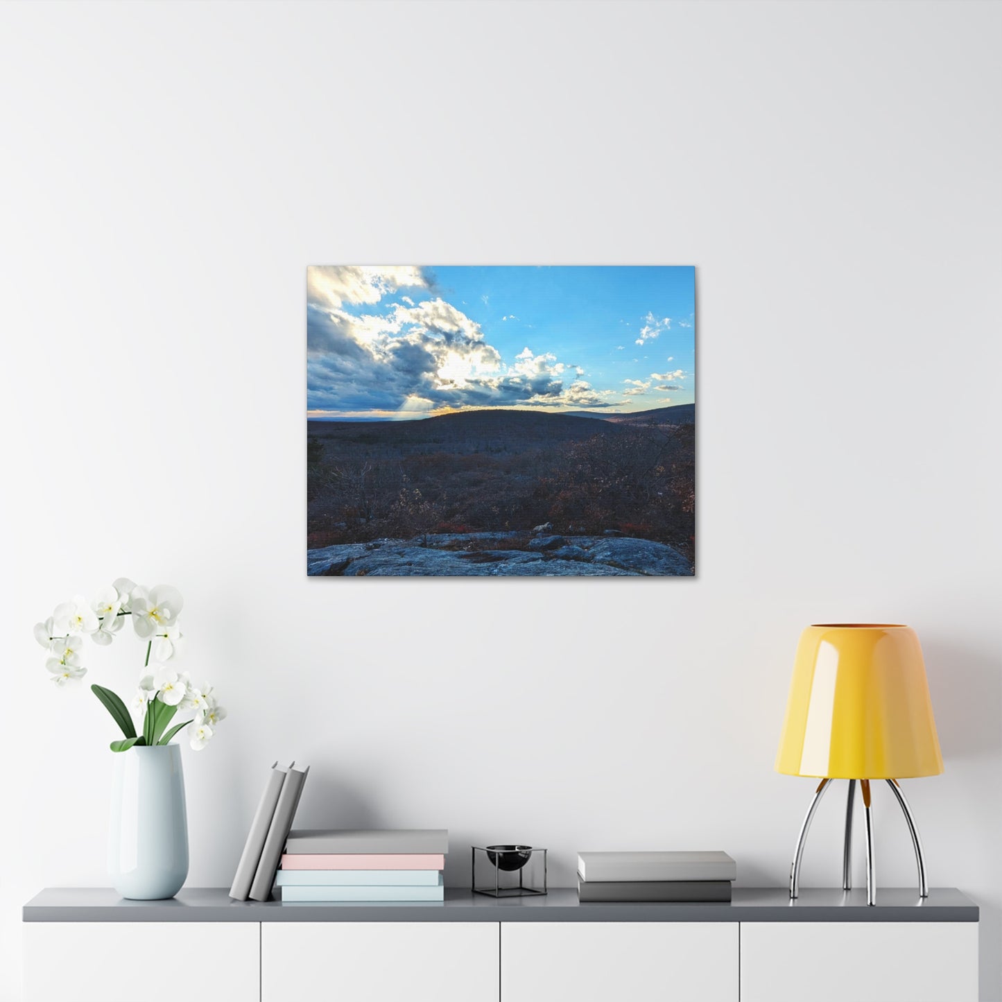 Bear Mountain Sunset Canvas Art Print