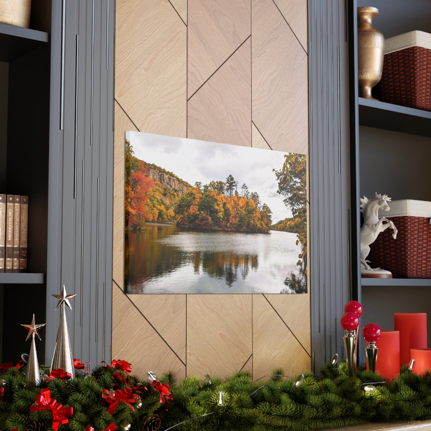 Merimere Reservoir Canvas Art Print