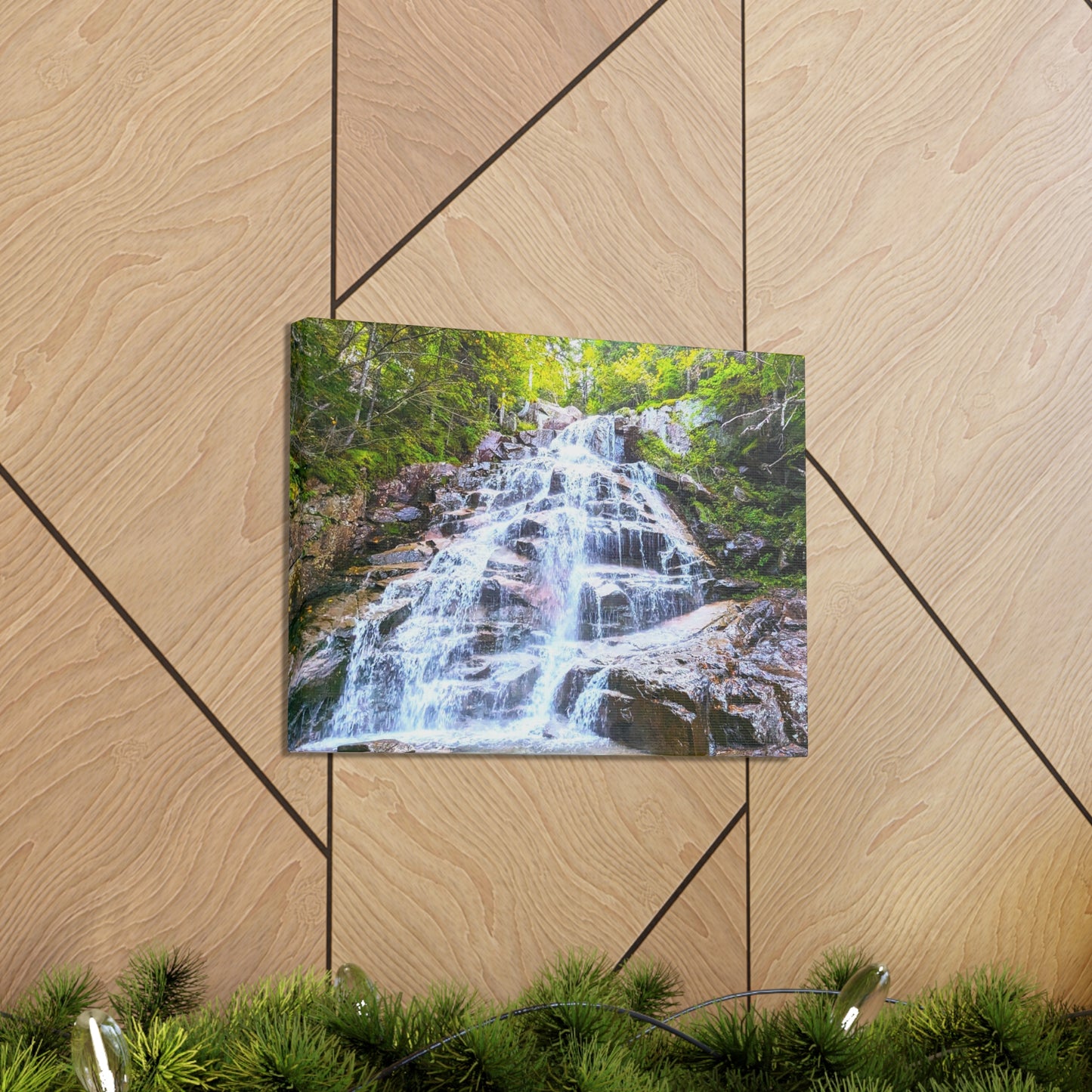 Cloudland Falls Canvas Art Print