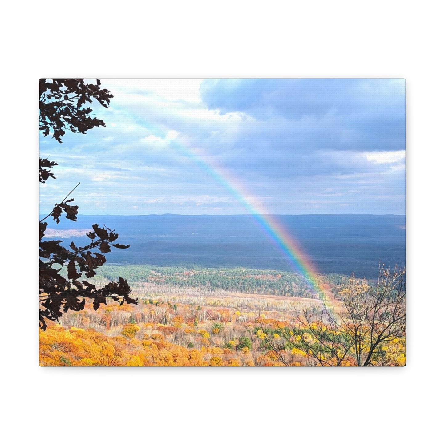 Appalachian Trail Rainbow Canvas Art Print