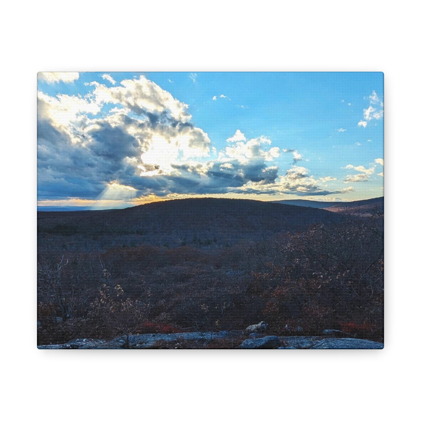 Bear Mountain Sunset Canvas Art Print