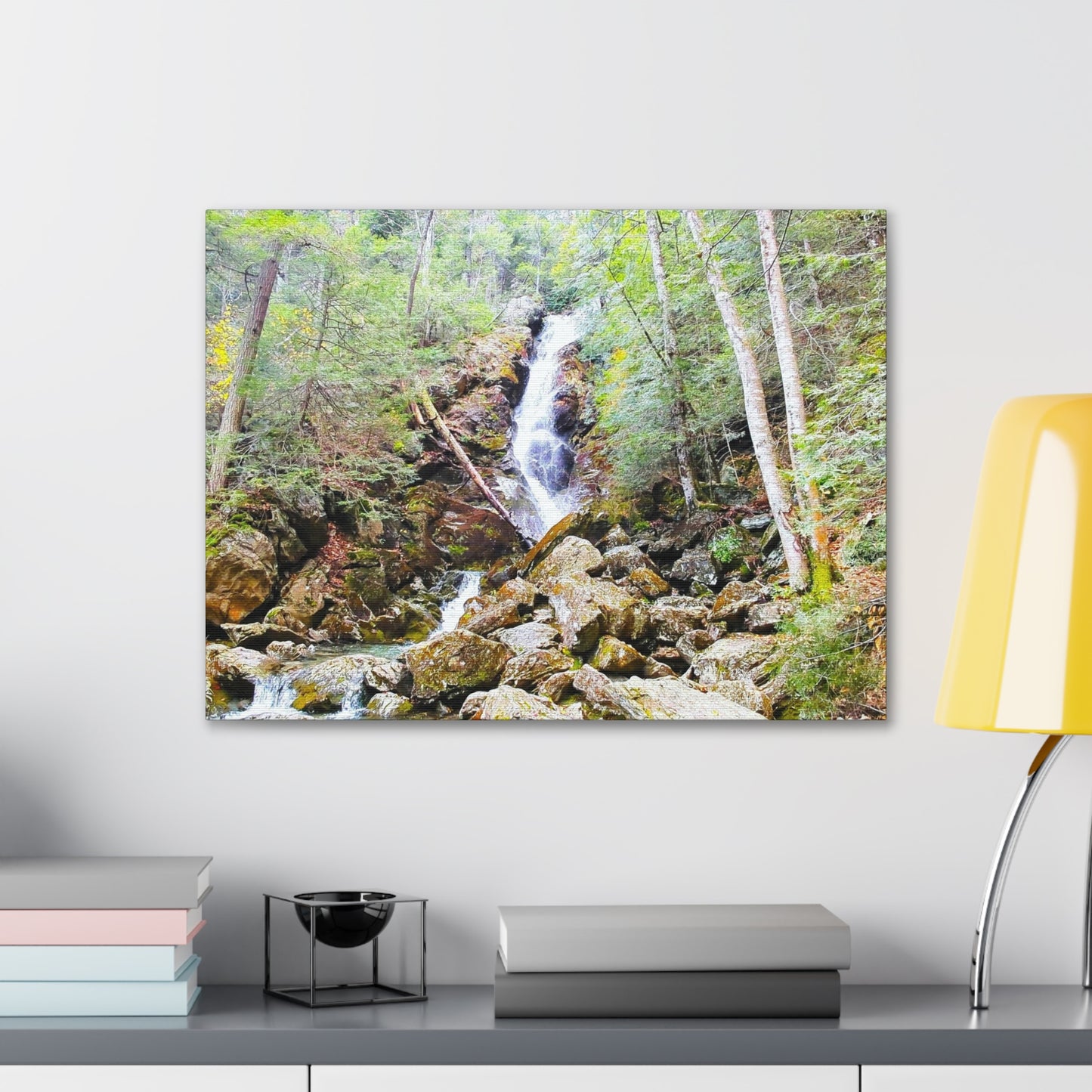 Race Brook Falls Canvas Art Print