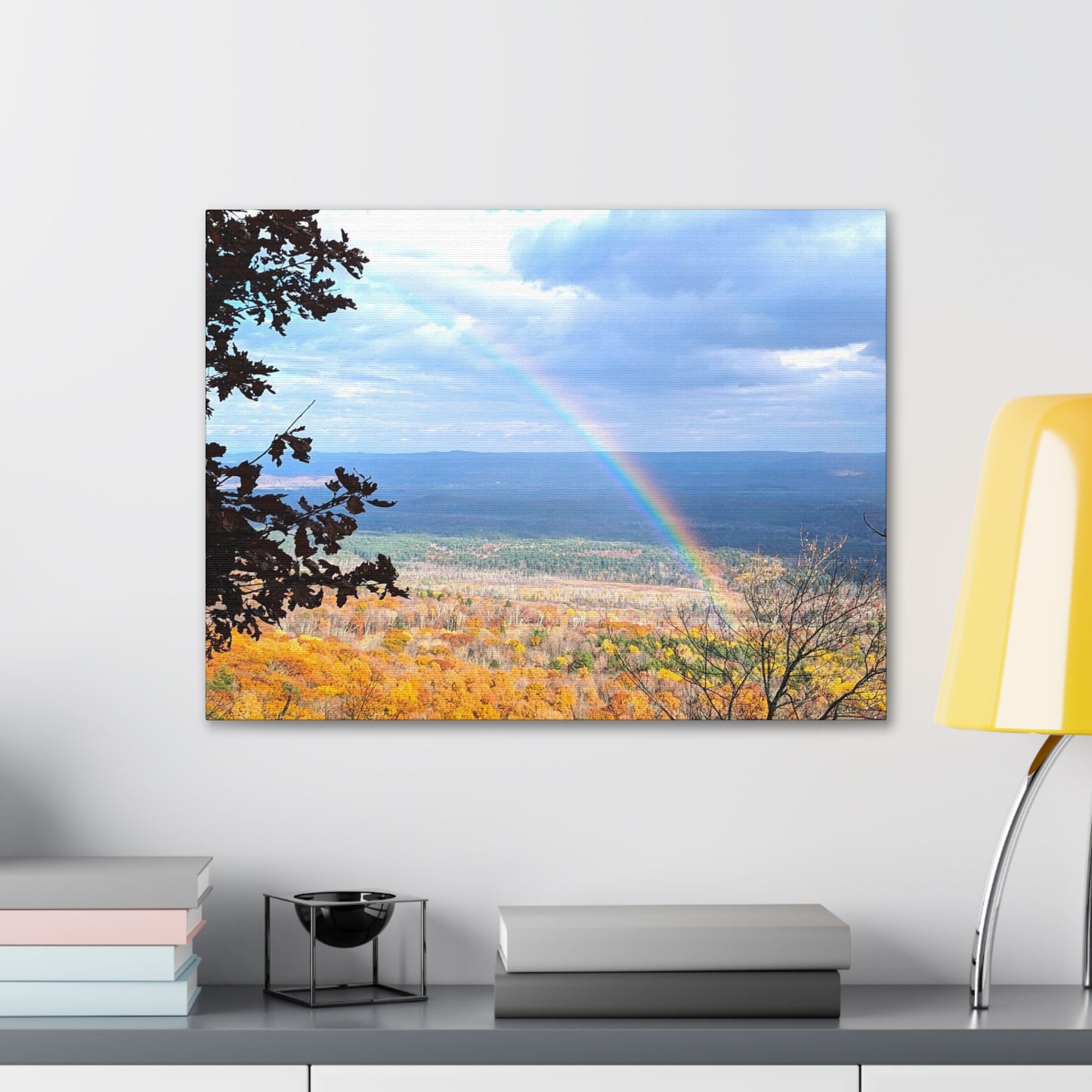 Appalachian Trail Rainbow Canvas Art Print