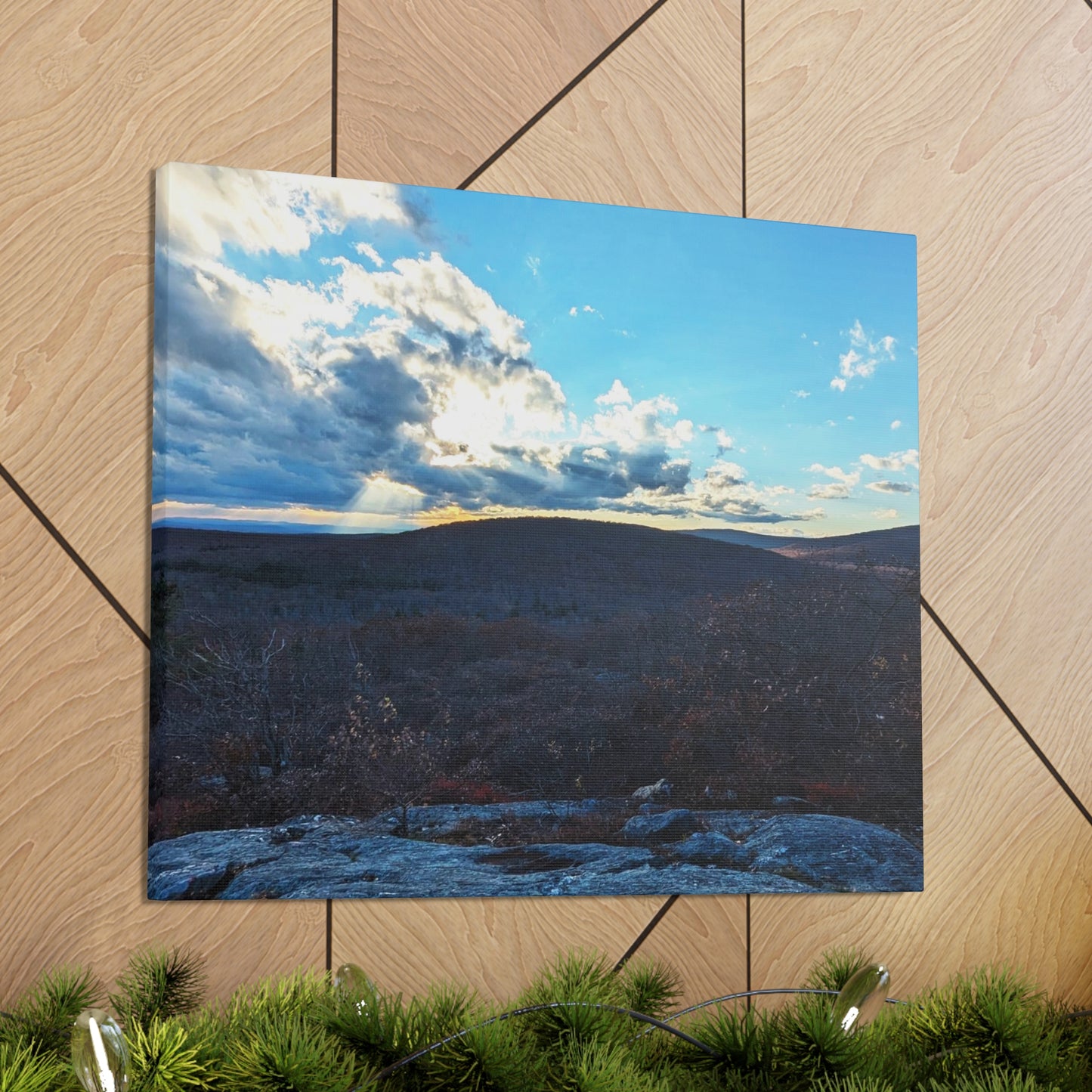 Bear Mountain Sunset Canvas Art Print