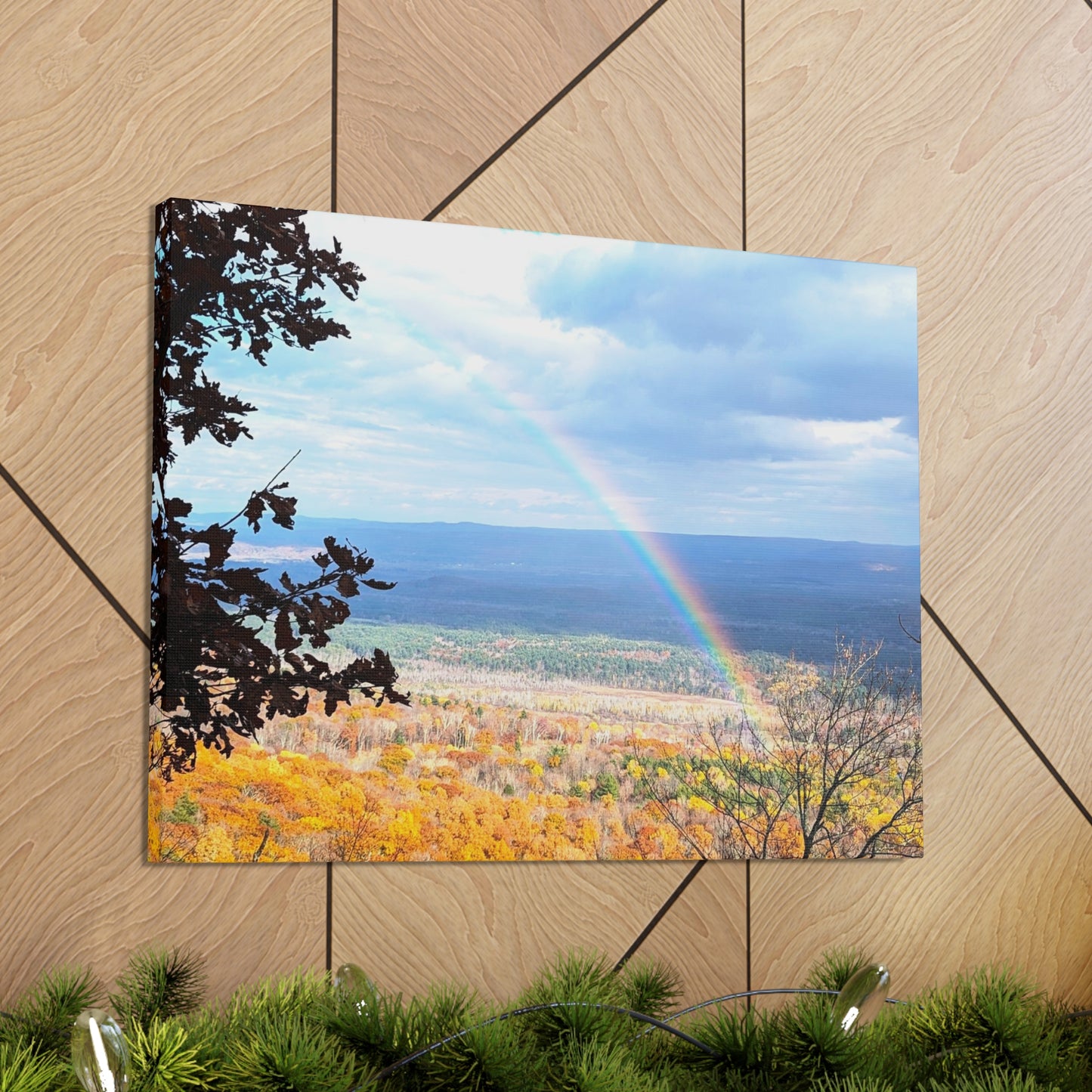 Appalachian Trail Rainbow Canvas Art Print