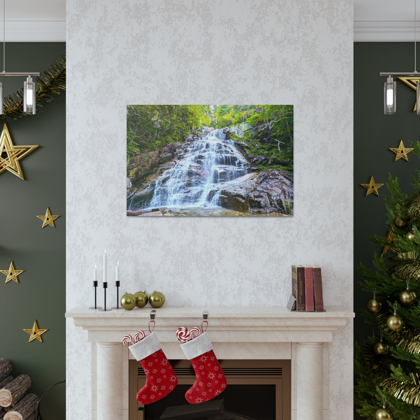 Cloudland Falls Canvas Art Print