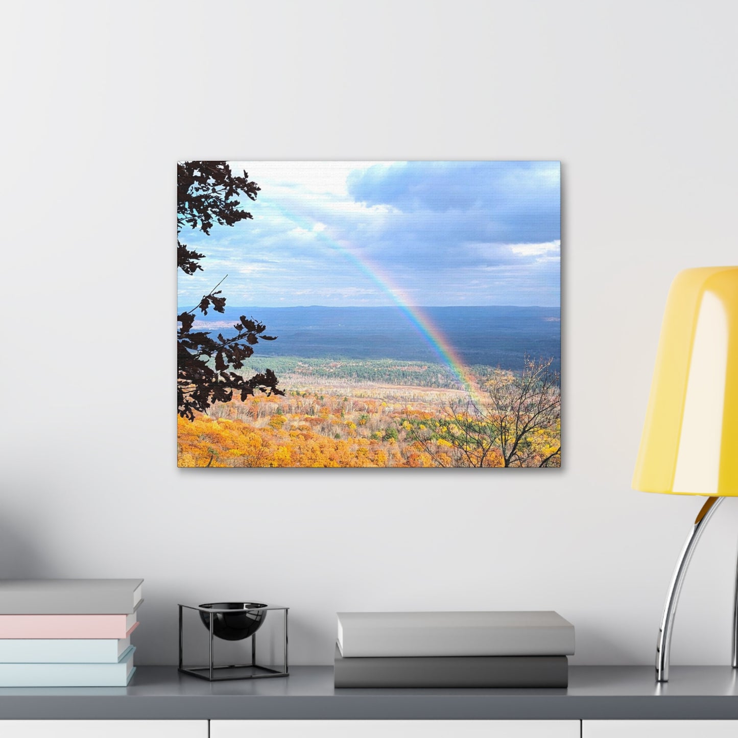 Appalachian Trail Rainbow Canvas Art Print