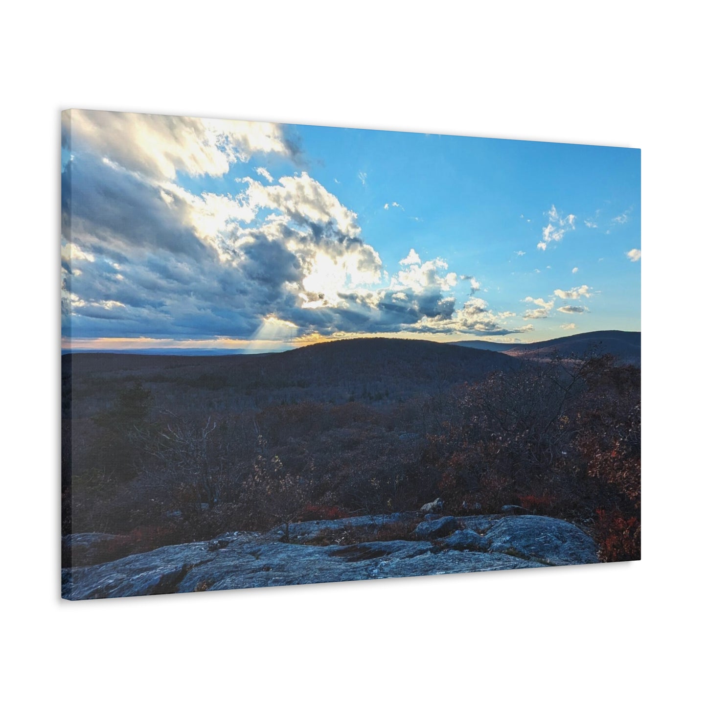 Bear Mountain Sunset Canvas Art Print