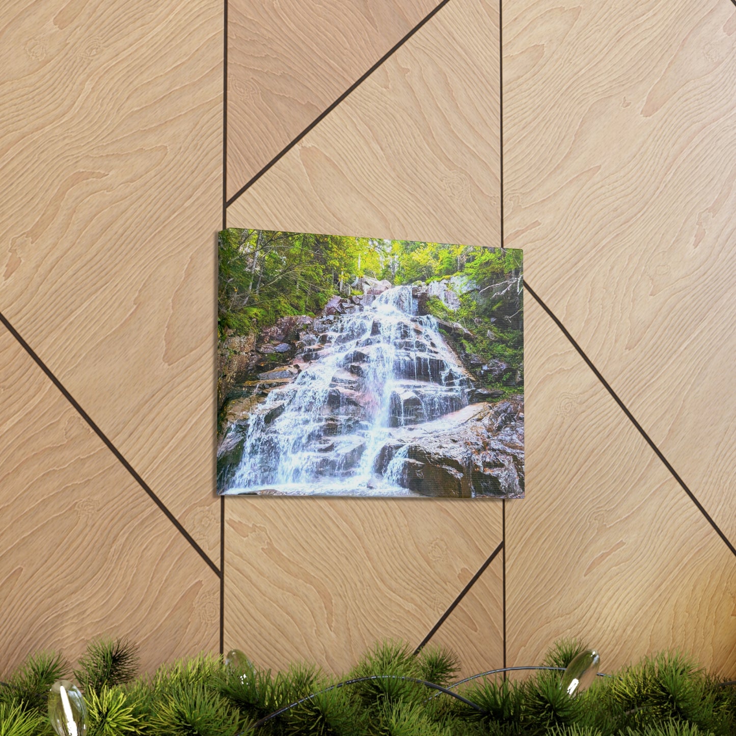 Cloudland Falls Canvas Art Print