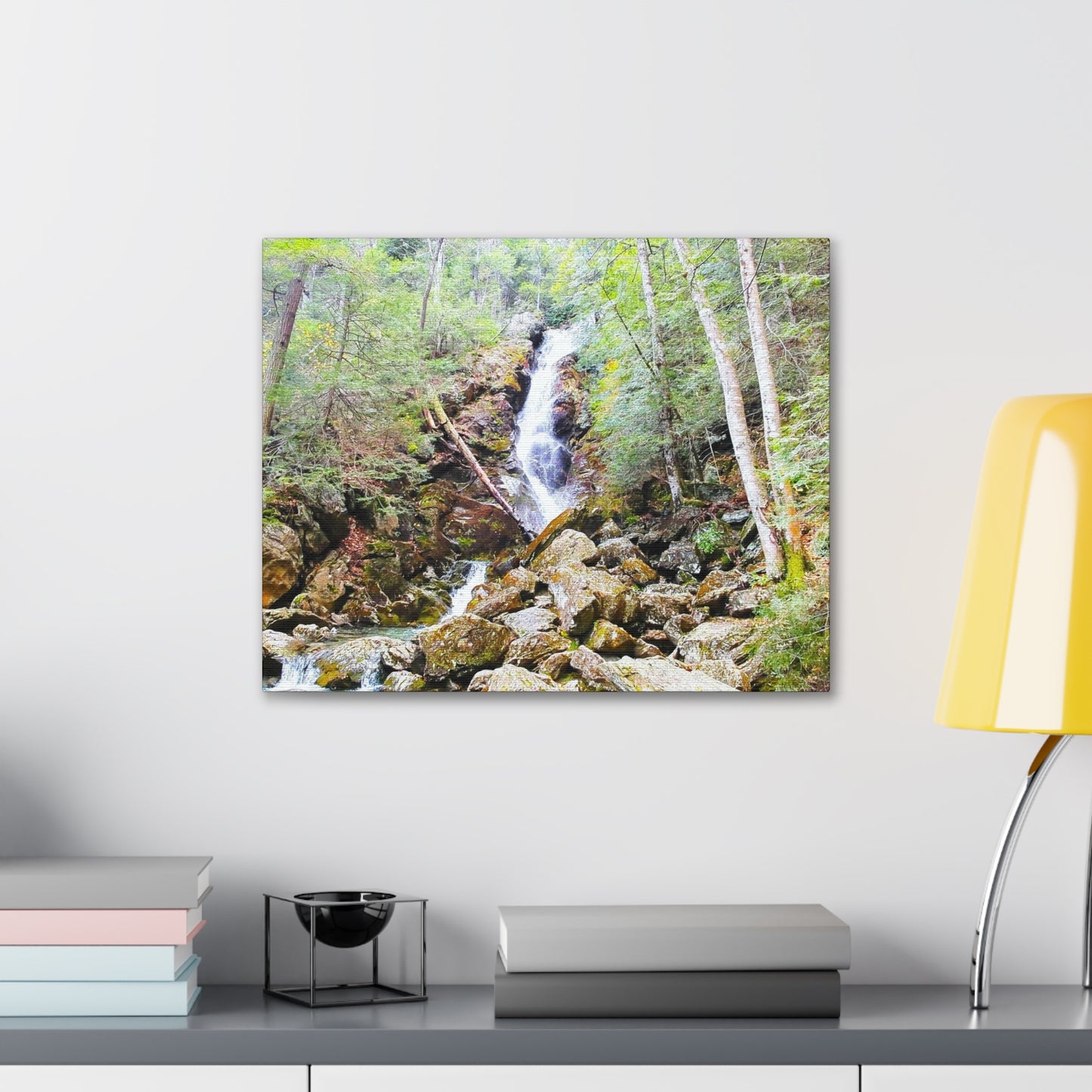 Race Brook Falls Canvas Art Print