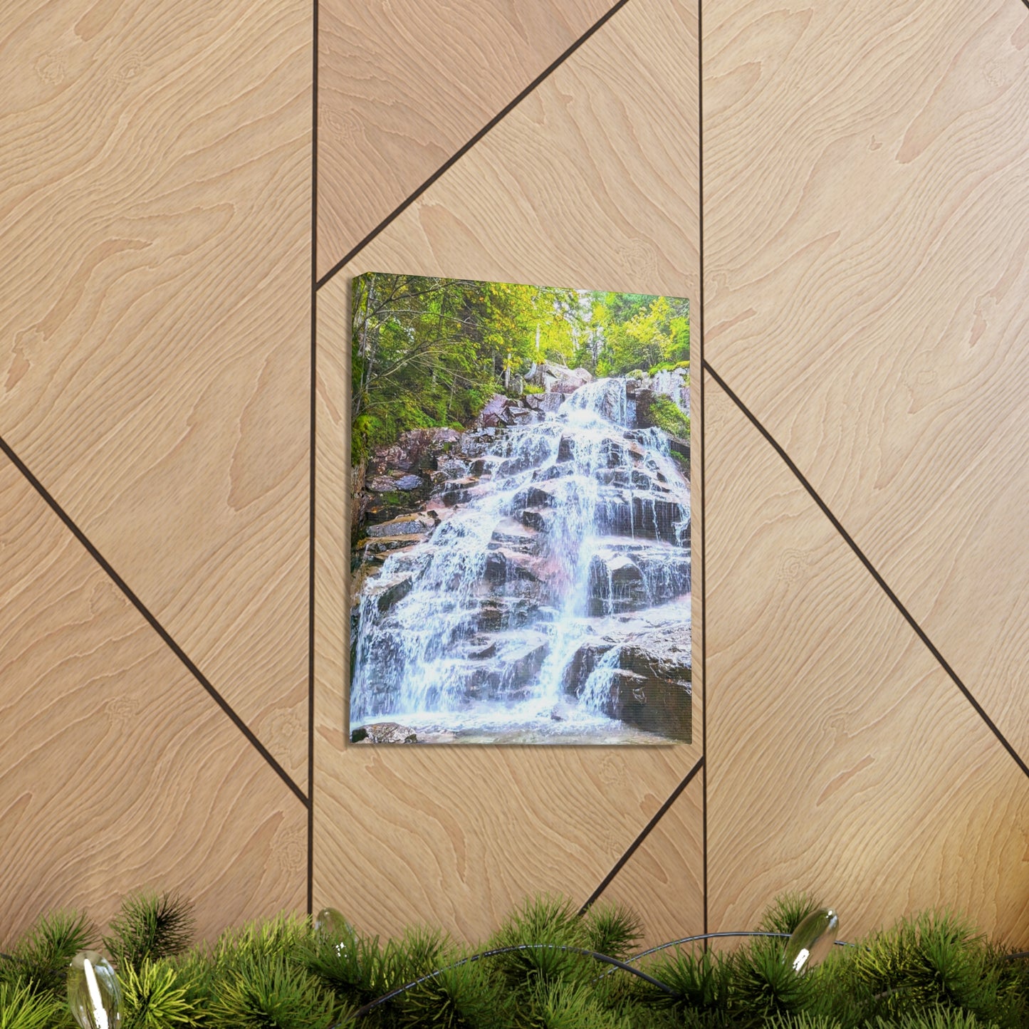 Cloudland Falls Canvas Art Print