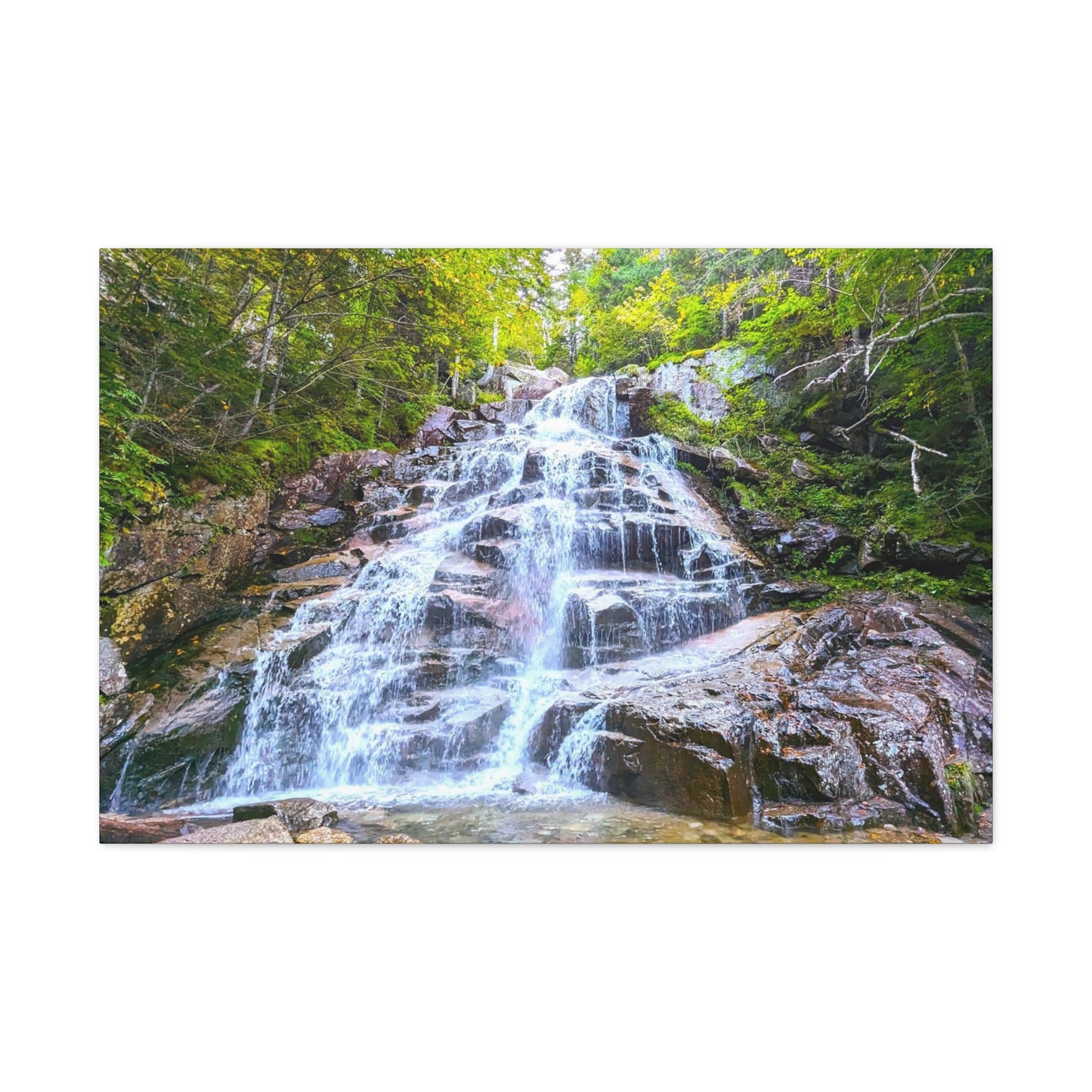 Cloudland Falls Canvas Art Print