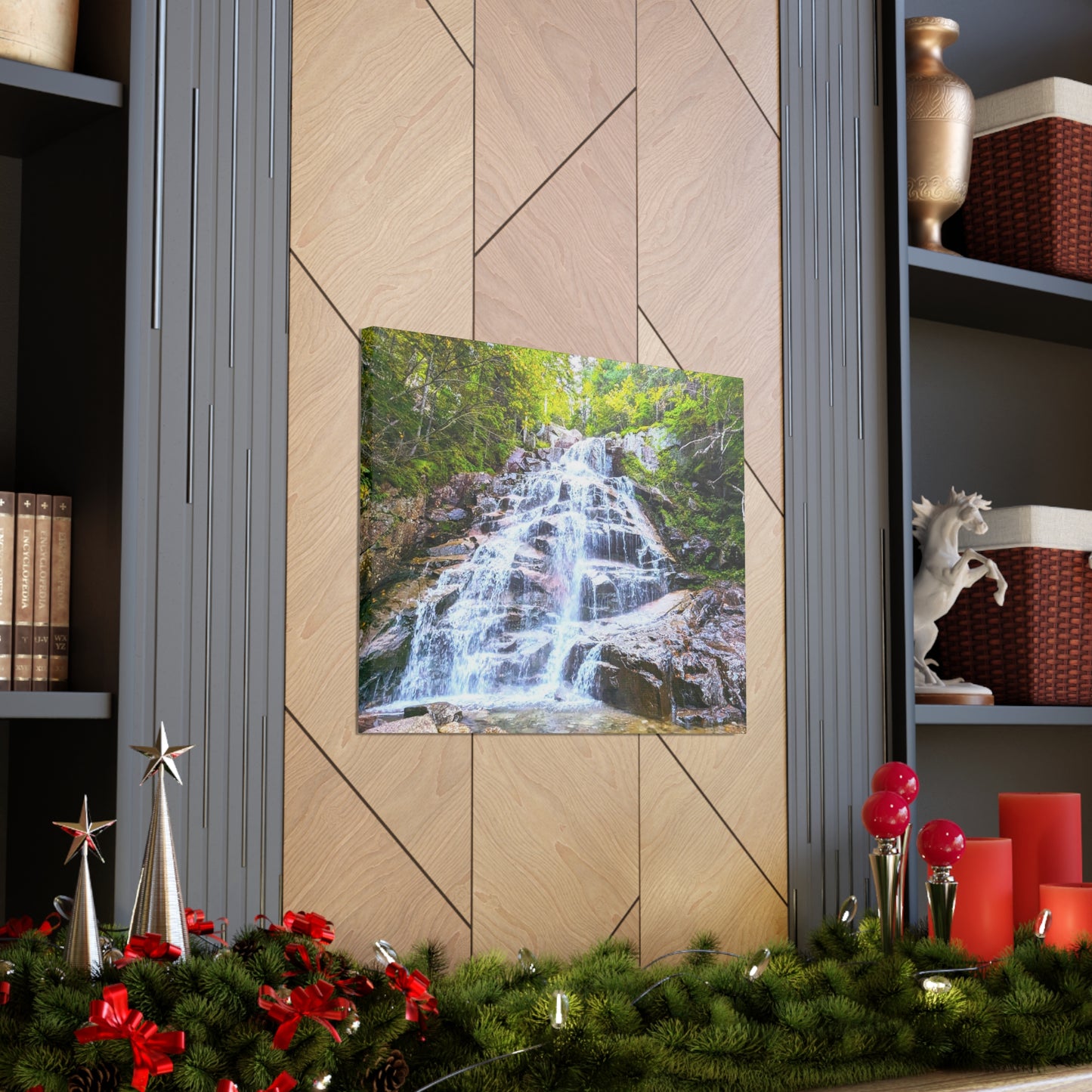 Cloudland Falls Canvas Art Print