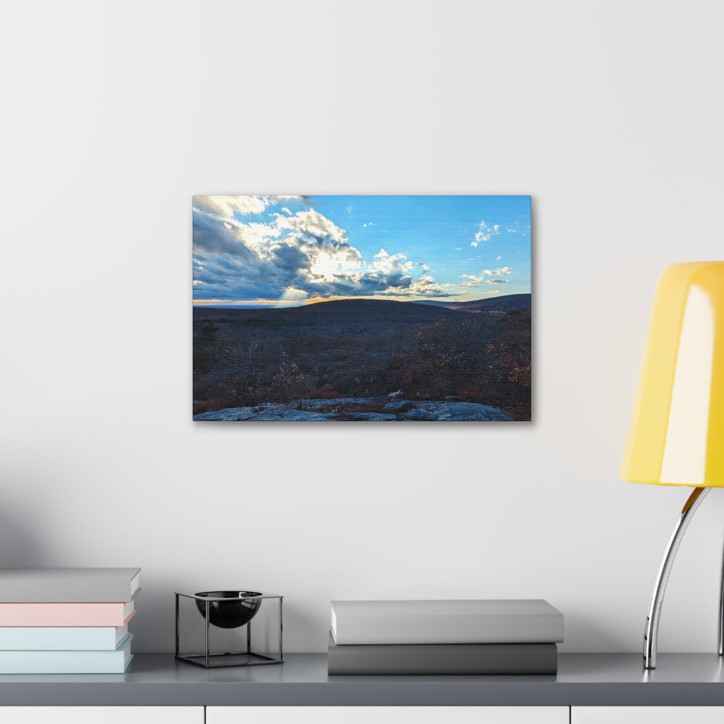 Bear Mountain Sunset Canvas Art Print