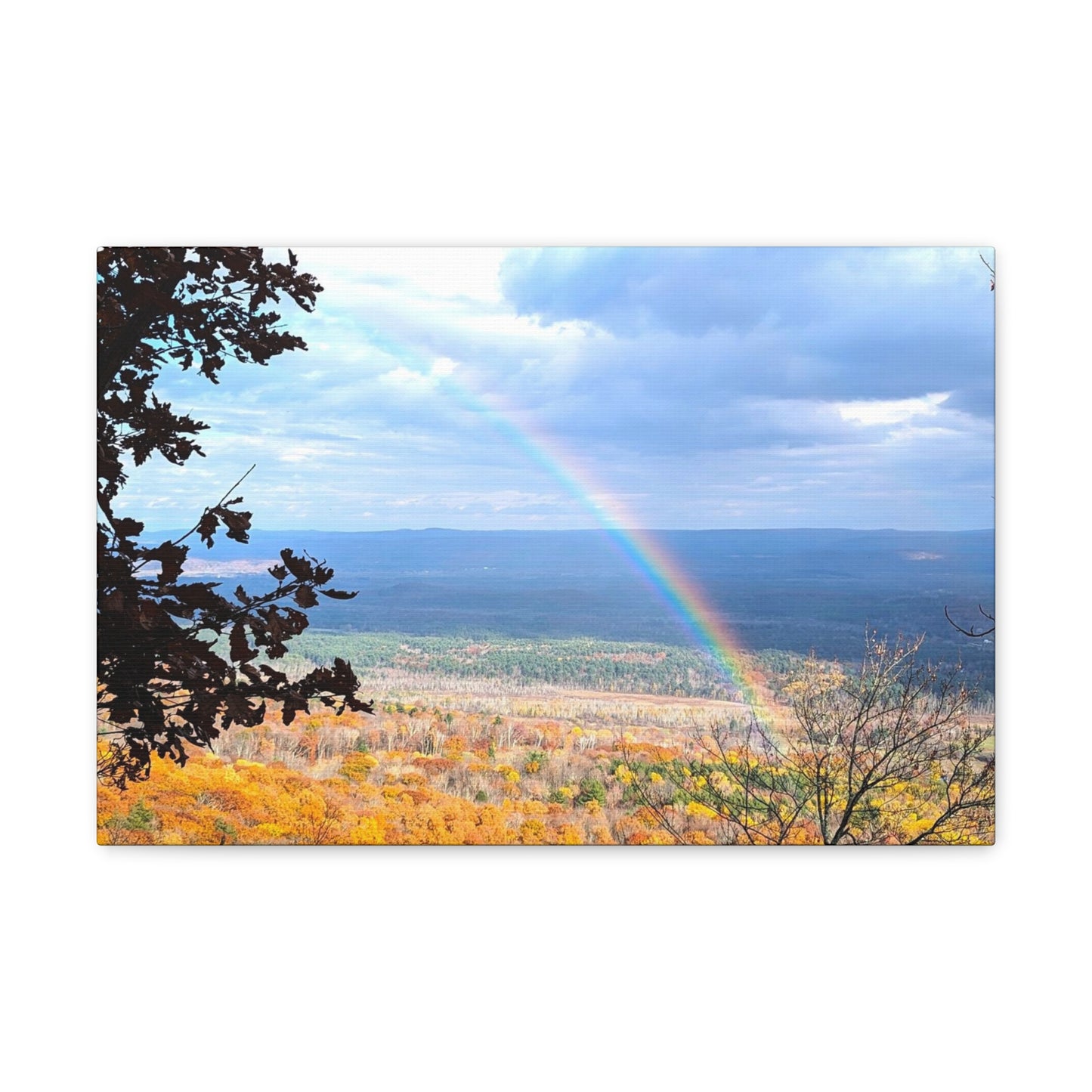 Appalachian Trail Rainbow Canvas Art Print