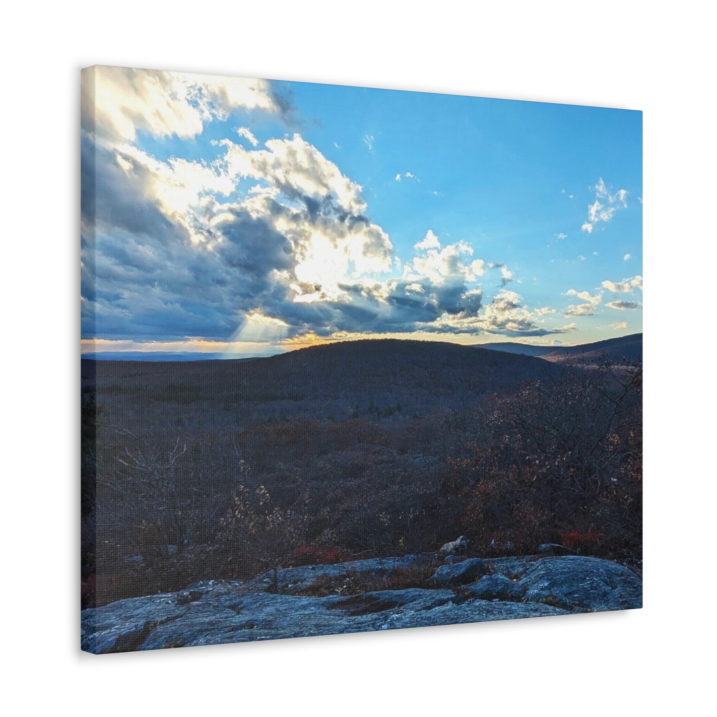 Bear Mountain Sunset Canvas Art Print