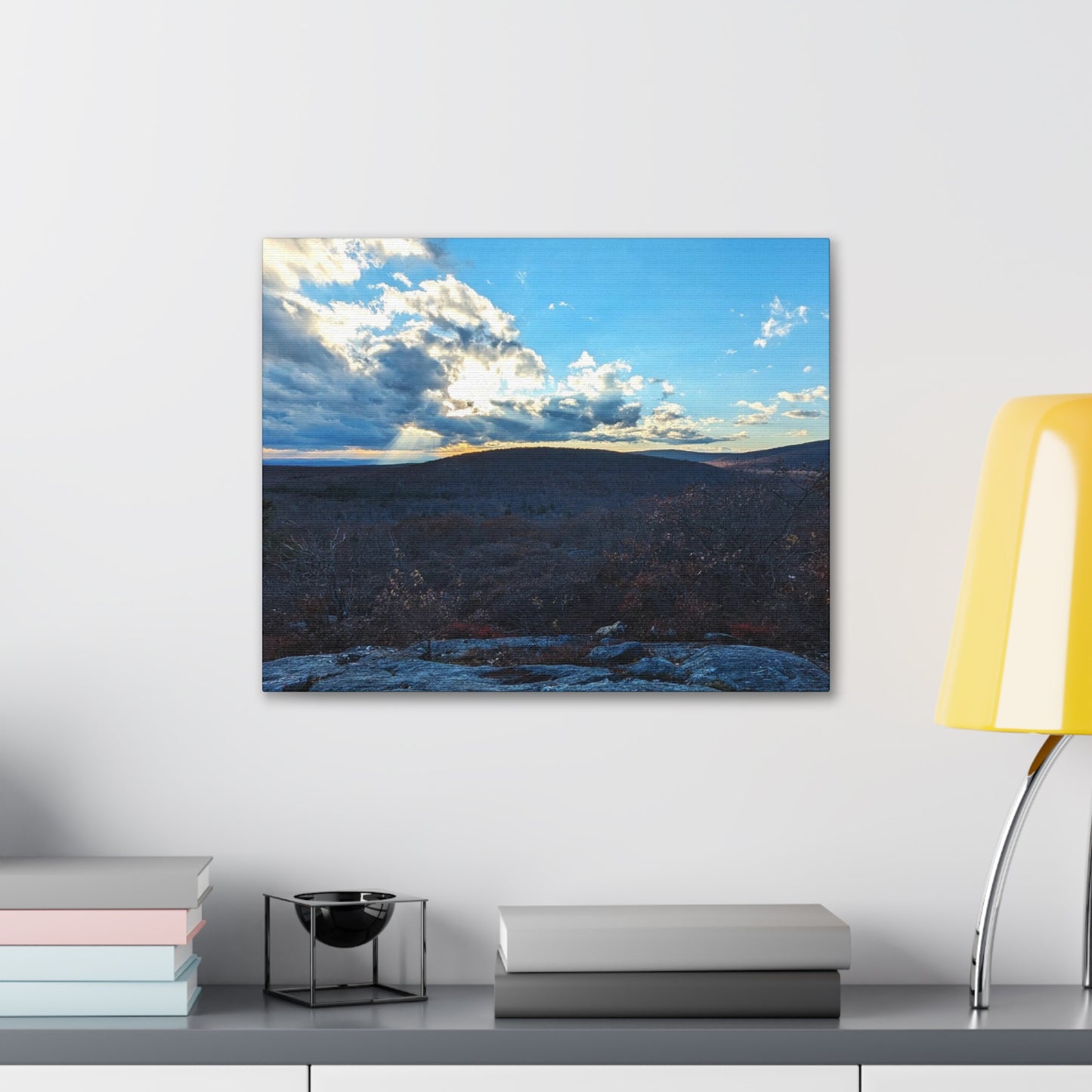 Bear Mountain Sunset Canvas Art Print