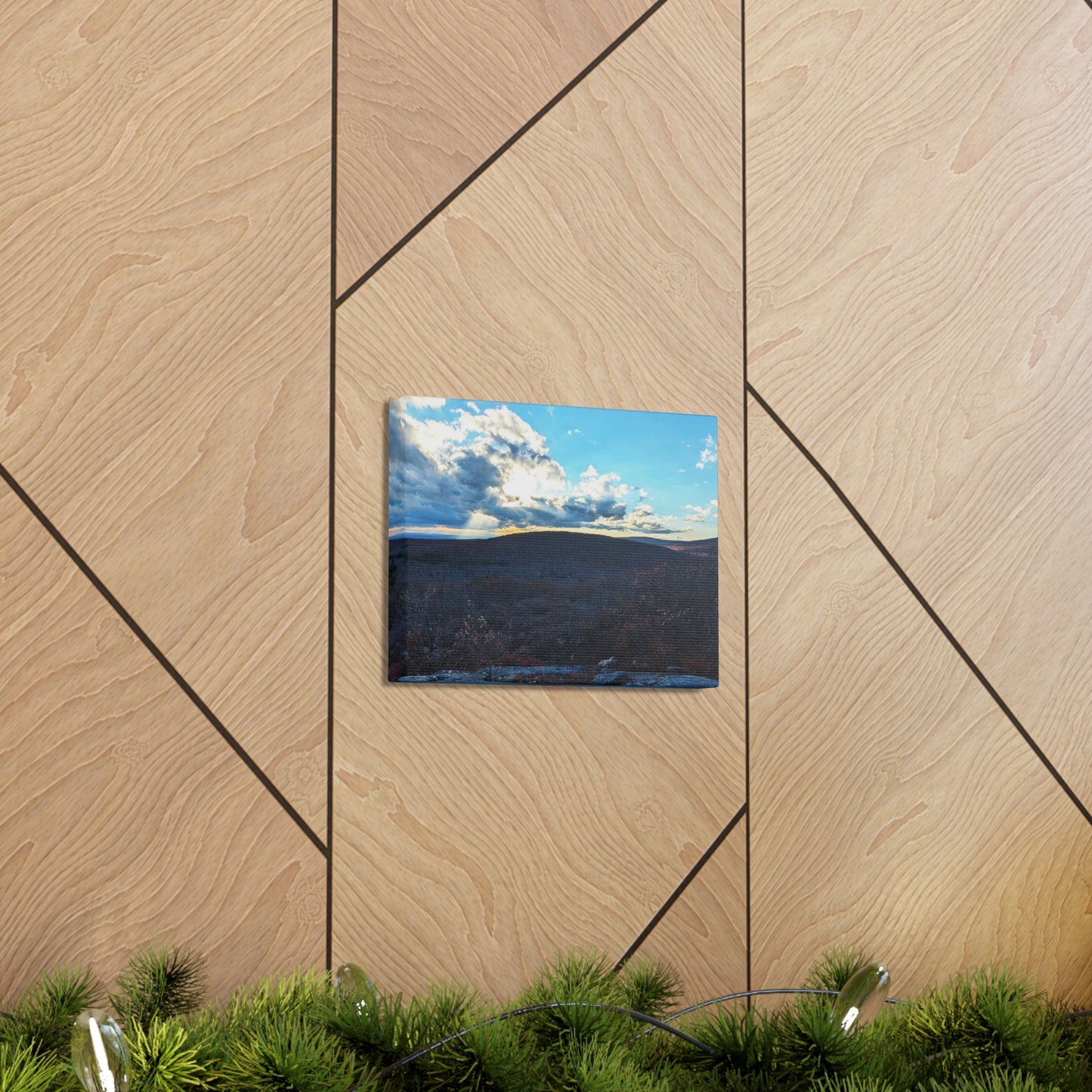 Bear Mountain Sunset Canvas Art Print