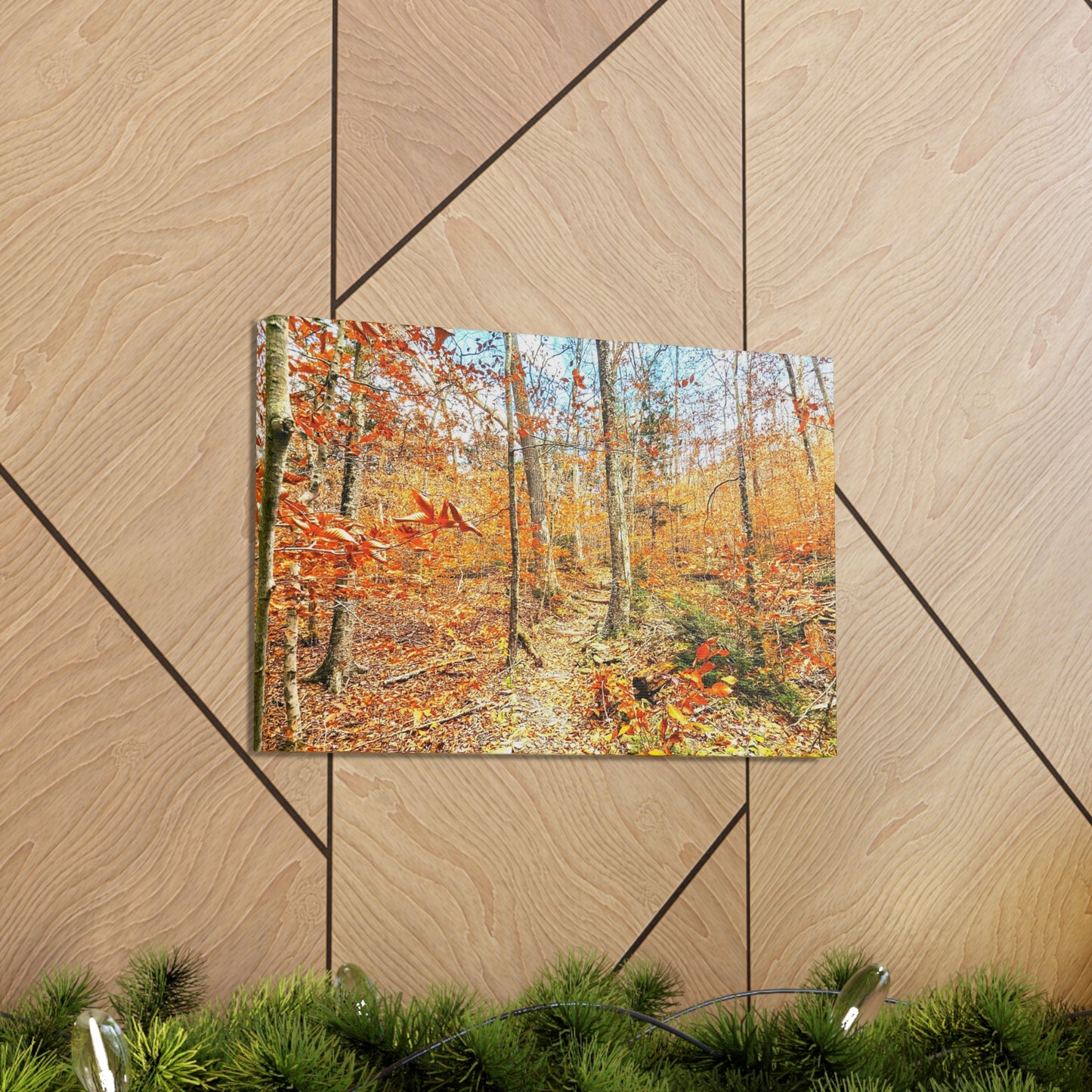 Appalachian Trail Fall Canvas Art Print