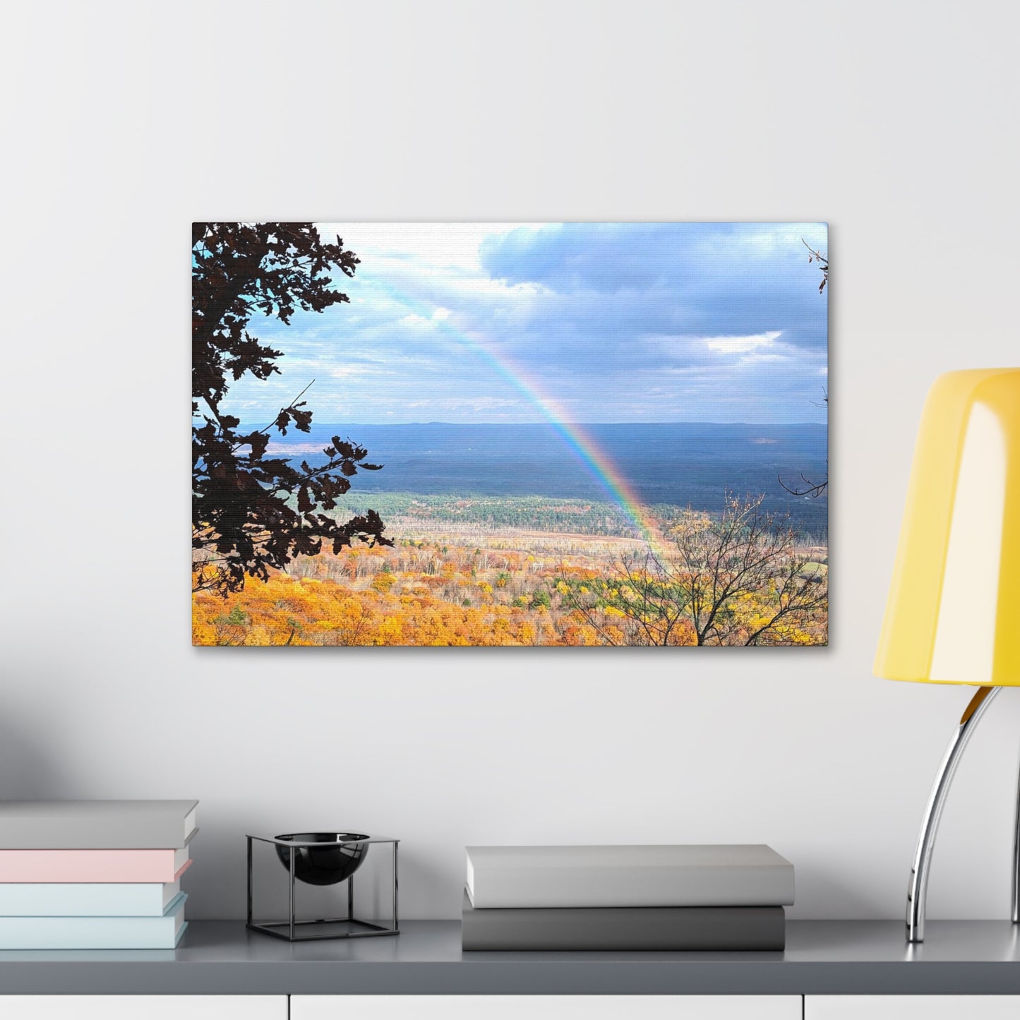 Appalachian Trail Rainbow Canvas Art Print