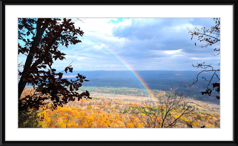 Appalachian Trail Rainbow Framed Artwork