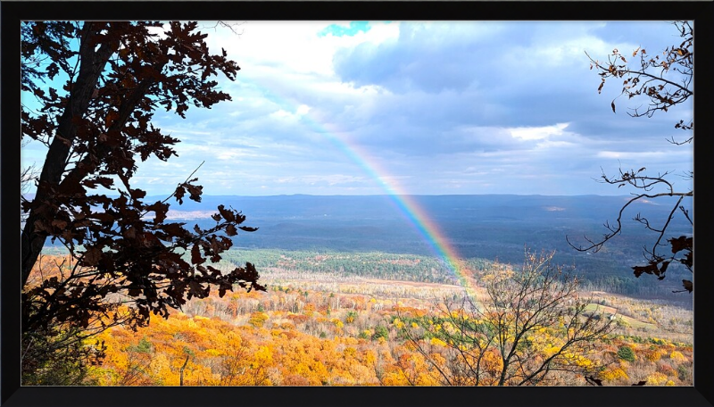 Appalachian Trail Rainbow Framed Artwork