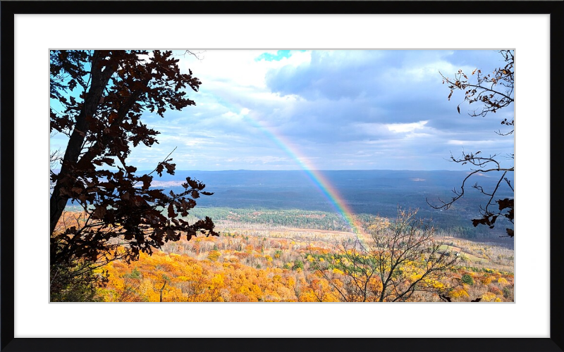 Appalachian Trail Rainbow Framed Artwork