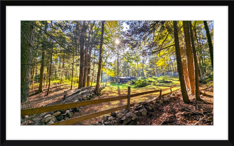 New England Homestead Framed Artwork