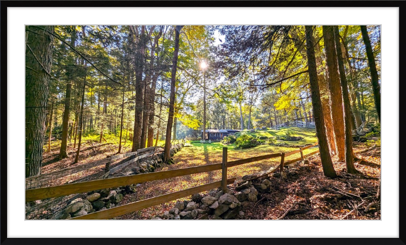 New England Homestead Framed Artwork