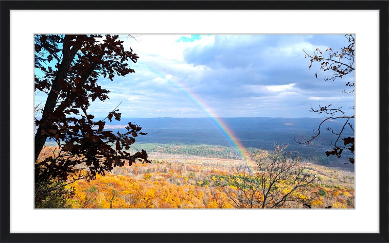 Appalachian Trail Rainbow Framed Artwork