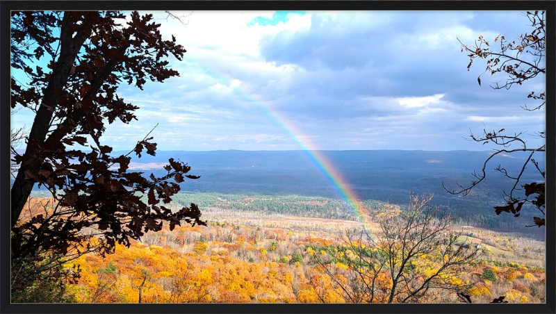 Appalachian Trail Rainbow Framed Artwork