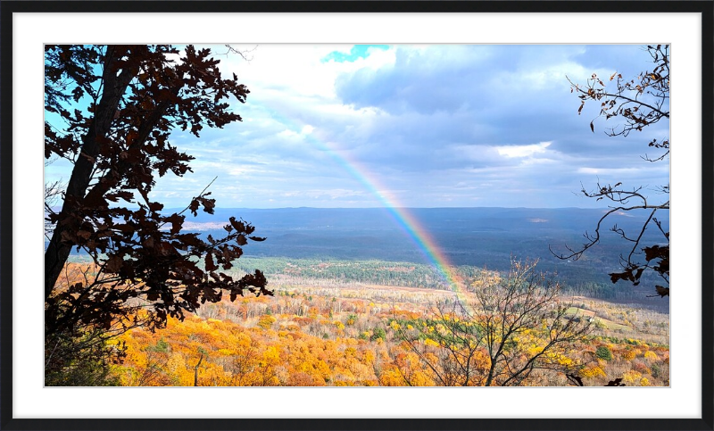 Appalachian Trail Rainbow Framed Artwork