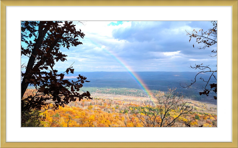 Appalachian Trail Rainbow Framed Artwork