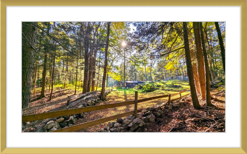 New England Homestead Framed Artwork