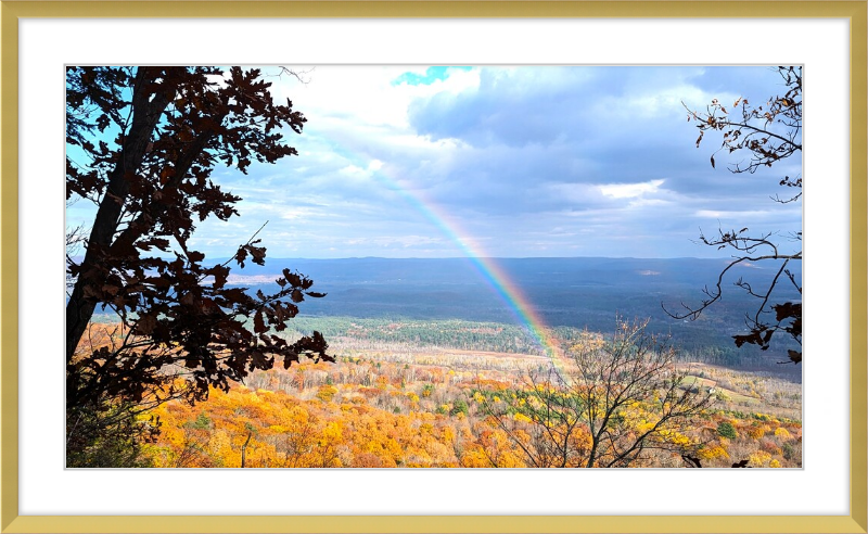 Appalachian Trail Rainbow Framed Artwork