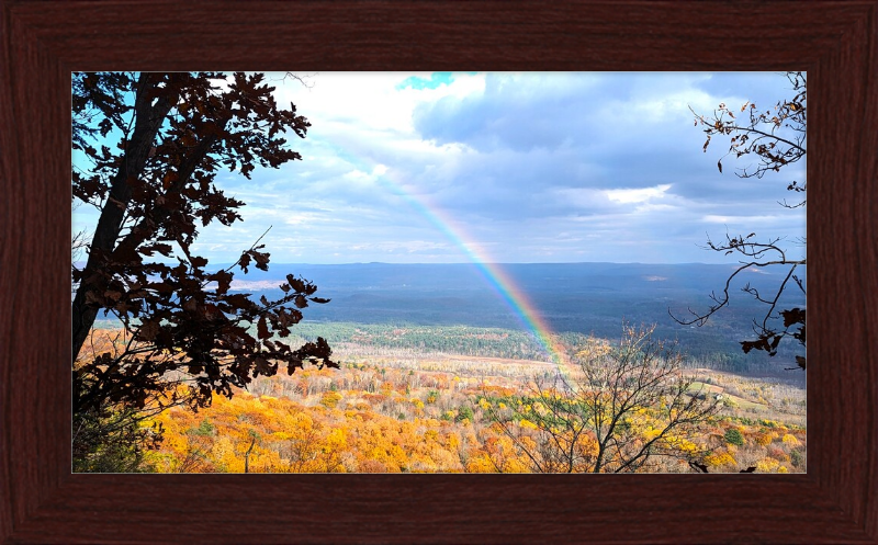 Appalachian Trail Rainbow Framed Artwork