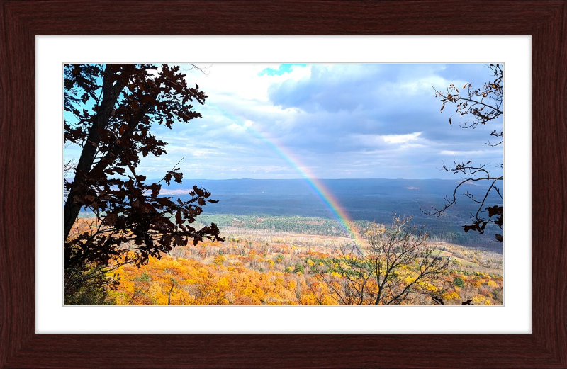 Appalachian Trail Rainbow Framed Artwork