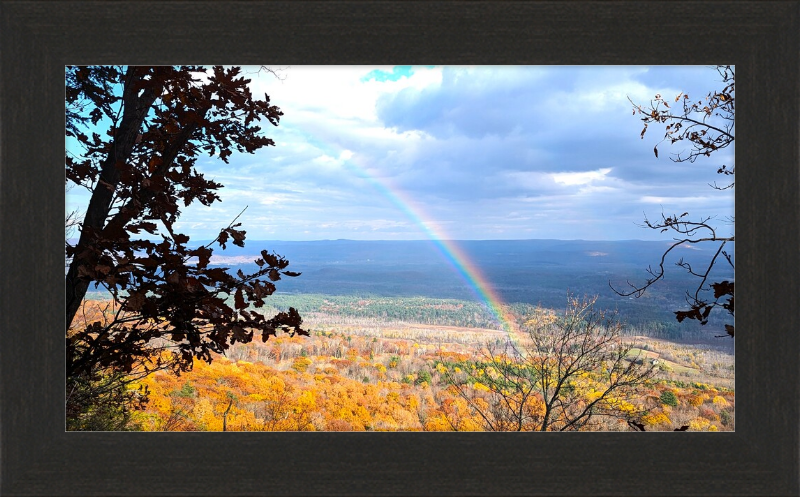 Appalachian Trail Rainbow Framed Artwork